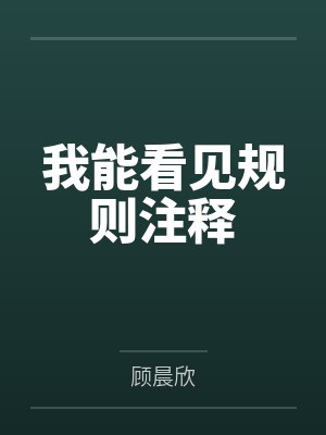 我能看见规则注释