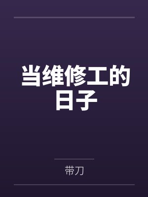 当维修工的日子